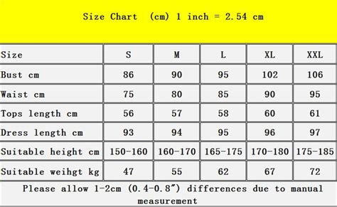 what are the clothes sizes in china
